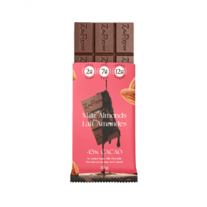 Milk Chocolate-almonds protein bar (box of 12 bars)